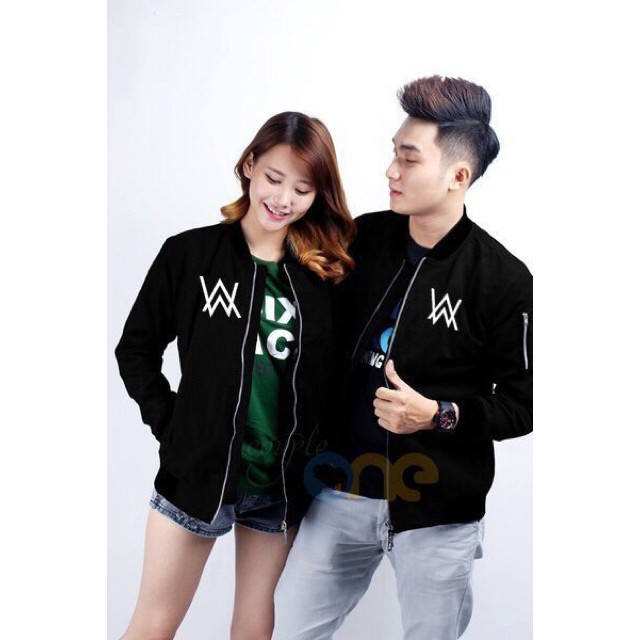 [Xả Kho] Áo khoác bomber kaki nam nữ Alan Walker / Trơn | BigBuy360 - bigbuy360.vn