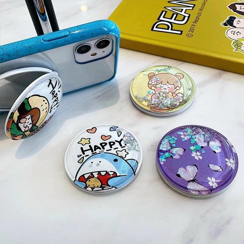 Popsocket điện thoại kèm gương 2in1 siêu xinh dễ thương cực độc đáo - MiuSua