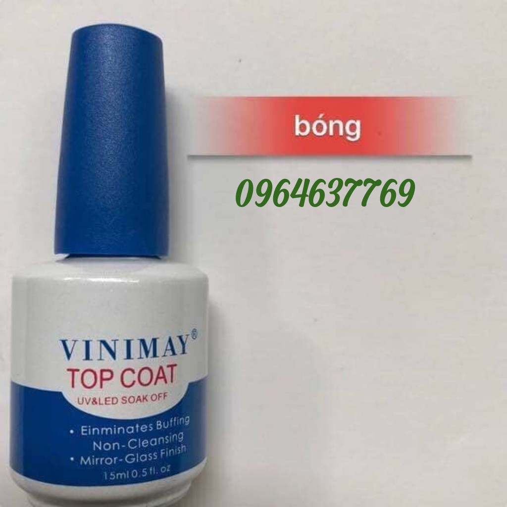 Sơn gel base và top vinimay 15ml