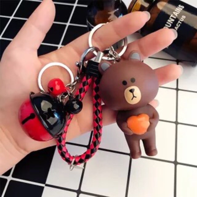 Móc Khoá Gấu Brown-Cony-Kakaotalk