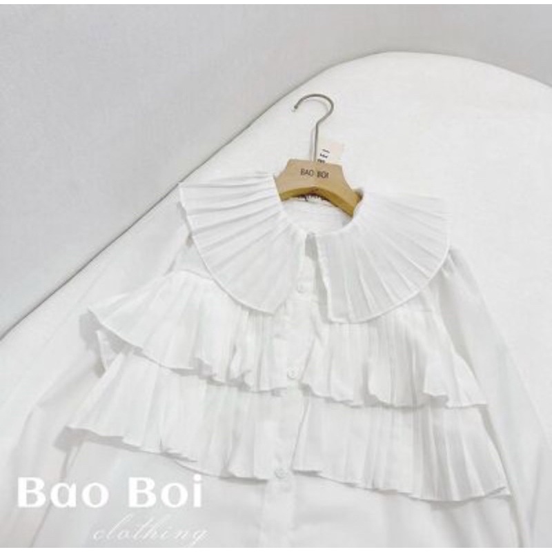 Áo sơmi nữ tiểu thư ,bánh bèo tay bồng