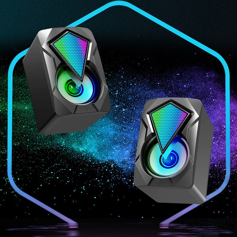 Loa Vi Tính 2.0 LeerFei YST-0146 Có Led RGB Đổi Màu