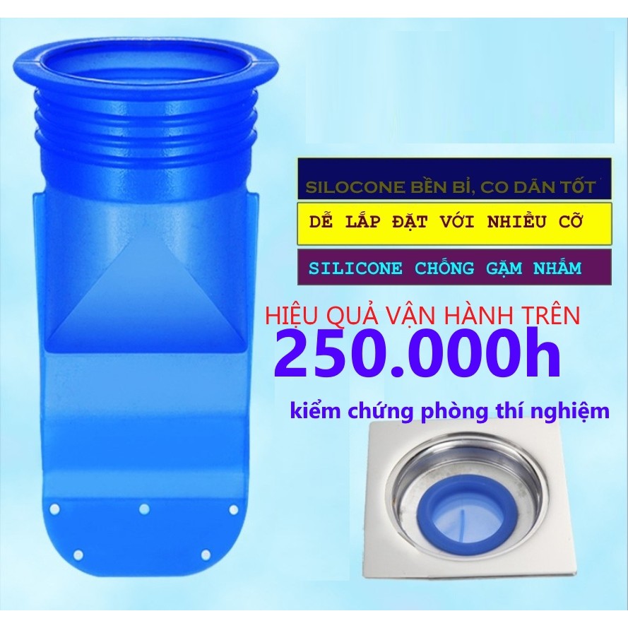 Ống Ngăn Mùi Thoát Sàn Silicone