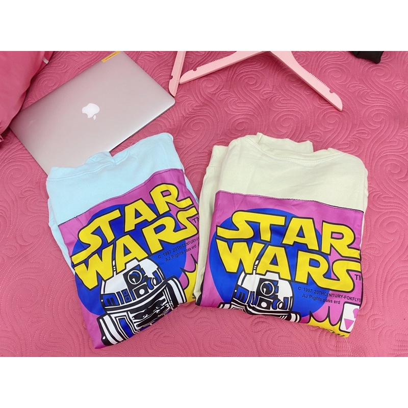 [Ảnh thật] Áo nỉ sweater cổ tròn nỉ ngoại Starwars dày dặn (annstore)