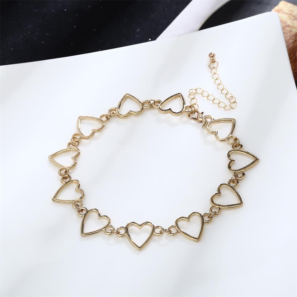 NIUYOU Vòng cổ Sợi Xích Bằng Thép Không Gỉ Mặt Hình Trái Tim Thời Trang Cho Nữ