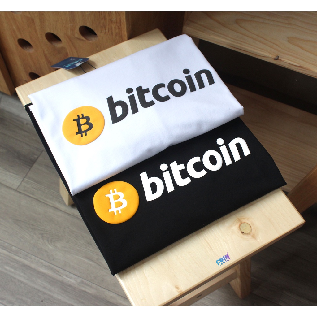 Áo Thun Bitcoin in nổi 3D cao cấp. Binance, CoinTshirt, Crypto