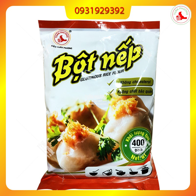 Bột Nếp 400g ( Gói ), làm bánh , bánh rán