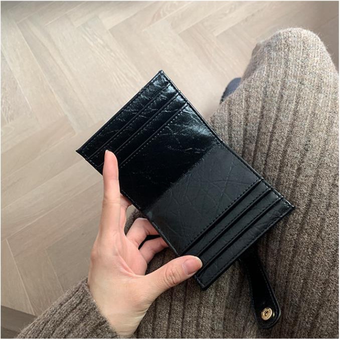 Ví Da Ngắn Phong Cách Hàn Quốc Xinh Xắn Cho Nữ