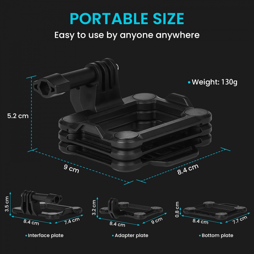 Đế Gắn Máy Ảnh Gopro Dji Osmo Tháo Lắp Nhanh Tiện Dụng