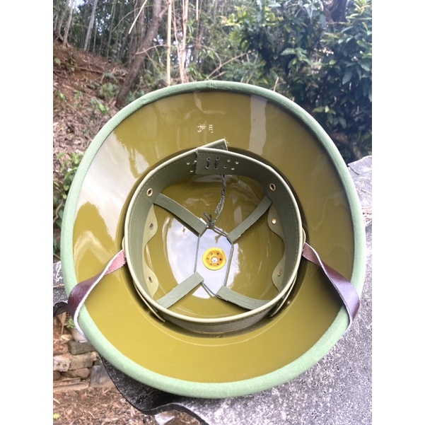 mũ cối cốt phíp lòng vàng vải gabadin chuẩn tàu