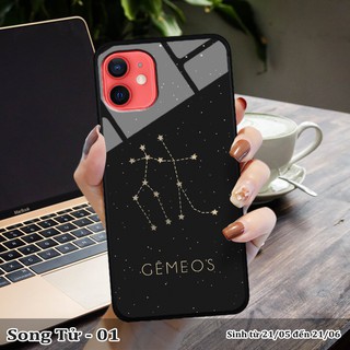 Ốp kính iPhone 12 in cung hoàng đạo