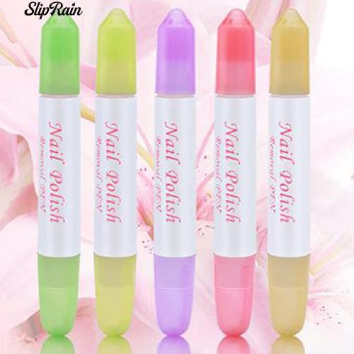 [Hàng mới về] Bút Tẩy Vết Sơn Lem Trên Móng Tay Có 3 Đầu Thay Thế