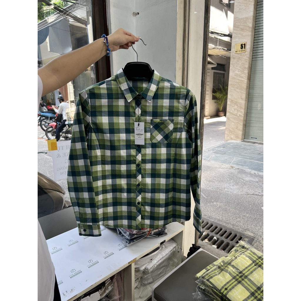 Áo sơ mi Merrell kẻ