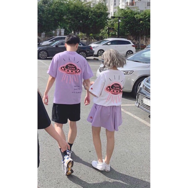 Áo thun tay lỡ unisex phi thuyền