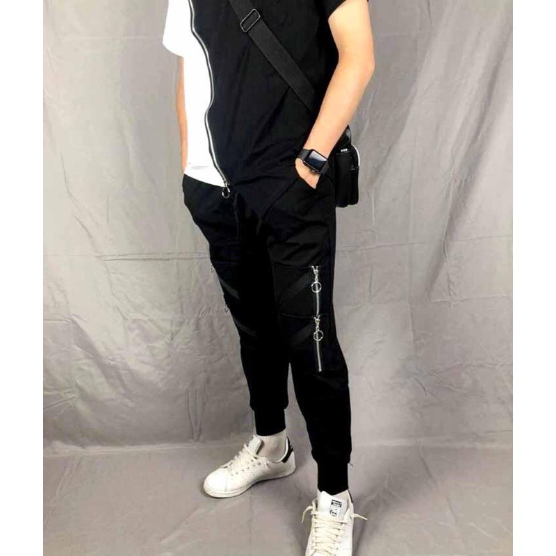 [👉 Chất dày đẹp ] Quần dài Boli 2 da Phối Khoá siêu hot 2020, co giãn dày dặn siêu chất | BigBuy360 - bigbuy360.vn