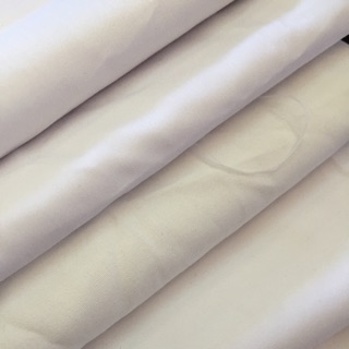 Vải kate trắng co giãn 100% cotton