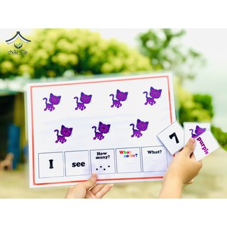 [Học liệu dính dán] Học liệu tập đếm