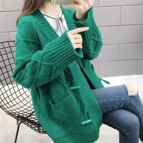 Áo Khoác Len Áo Cardigan Cỡ Lớn Dày Dặn Dễ Phối Rộng Rãi Mẫu Mới