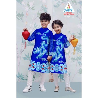 Áo dài cách tân gấm