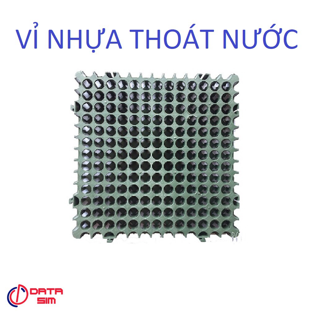 Vỉ nhựa thoát nước vườn trên mái