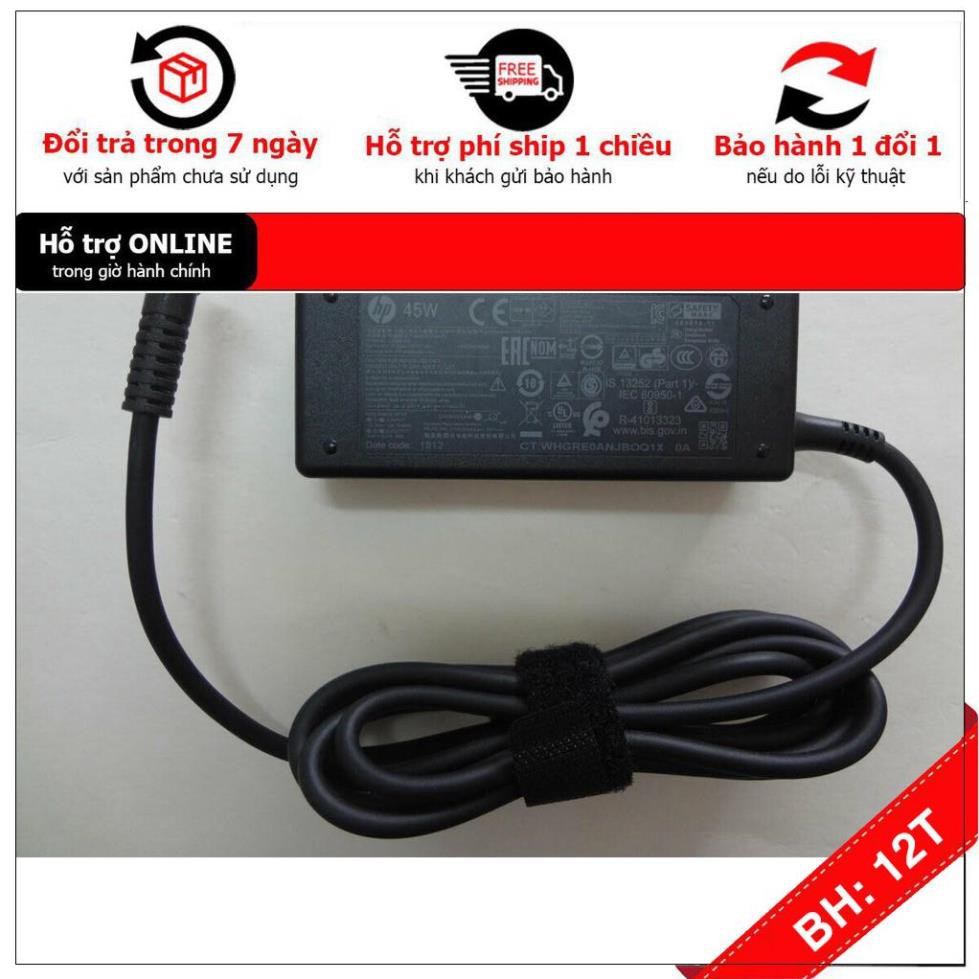 [BH12TH] Sạc Laptop Hp Pavilion 15-BS 17-BS 15-BW Thông số 19,5V 2.31A/3.3A Chân Kim Xanh Hàng Full Box + Tặng dây nguồn