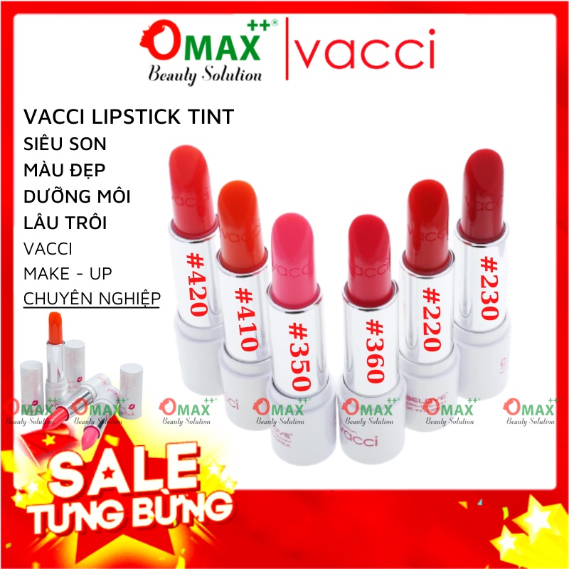  SON VACCI VITAMIN TINT DƯỠNG MÔI LÂU PHAI