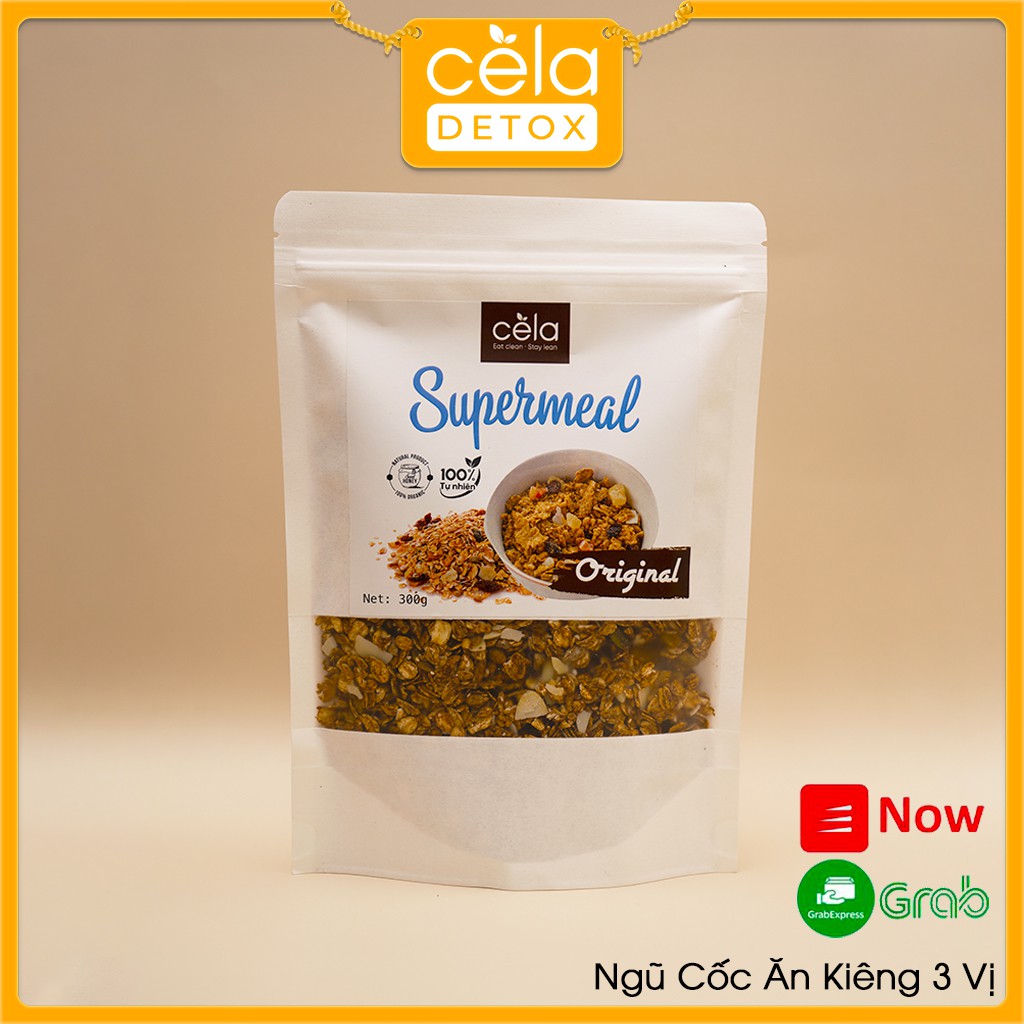 Ngũ cốc ăn kiêng Cela - Granola - Ngũ cốc giảm cân, tăng cân, dành cho mẹ bầu, trẻ em Cela