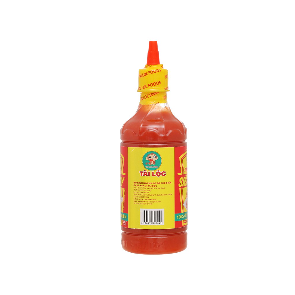 Tương ớt Tài Lộc siêu cay chai 530g