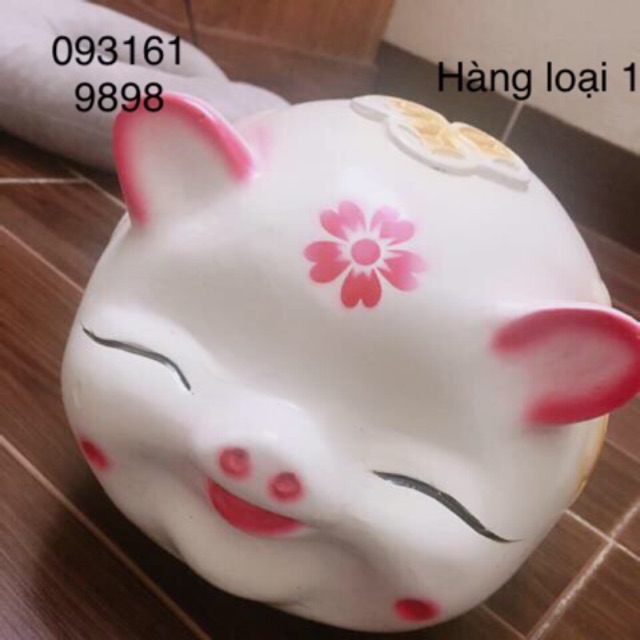 Lợn đất tiết kiệm. Lợn híp may mắn
