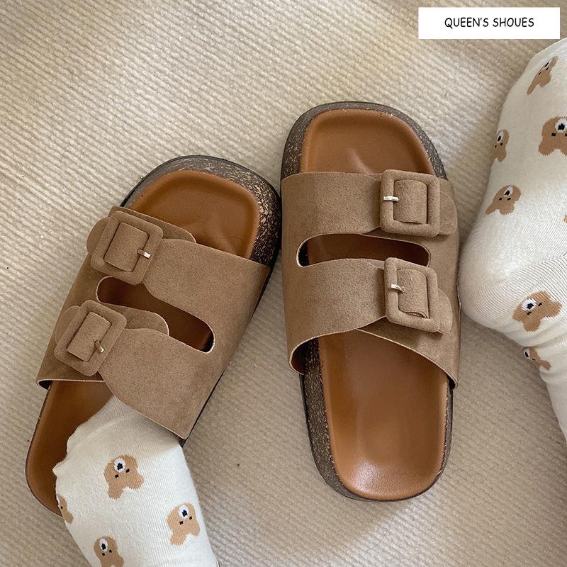 Dép Sandal Birkenstock Đế Dày Thời Trang Mùa Hè Hàn Quốc Cho Nữ