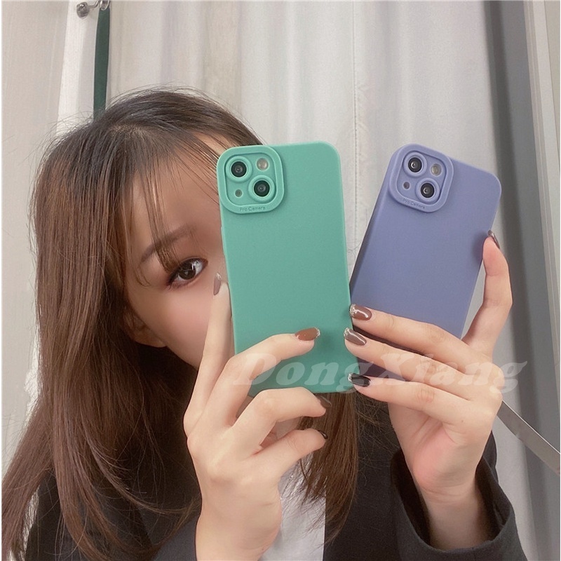 Ốp điện thoại màu nhám cho Ốp iPhone 6 7 Plus X XR XS Max 11 12 13Pro 12ProMax