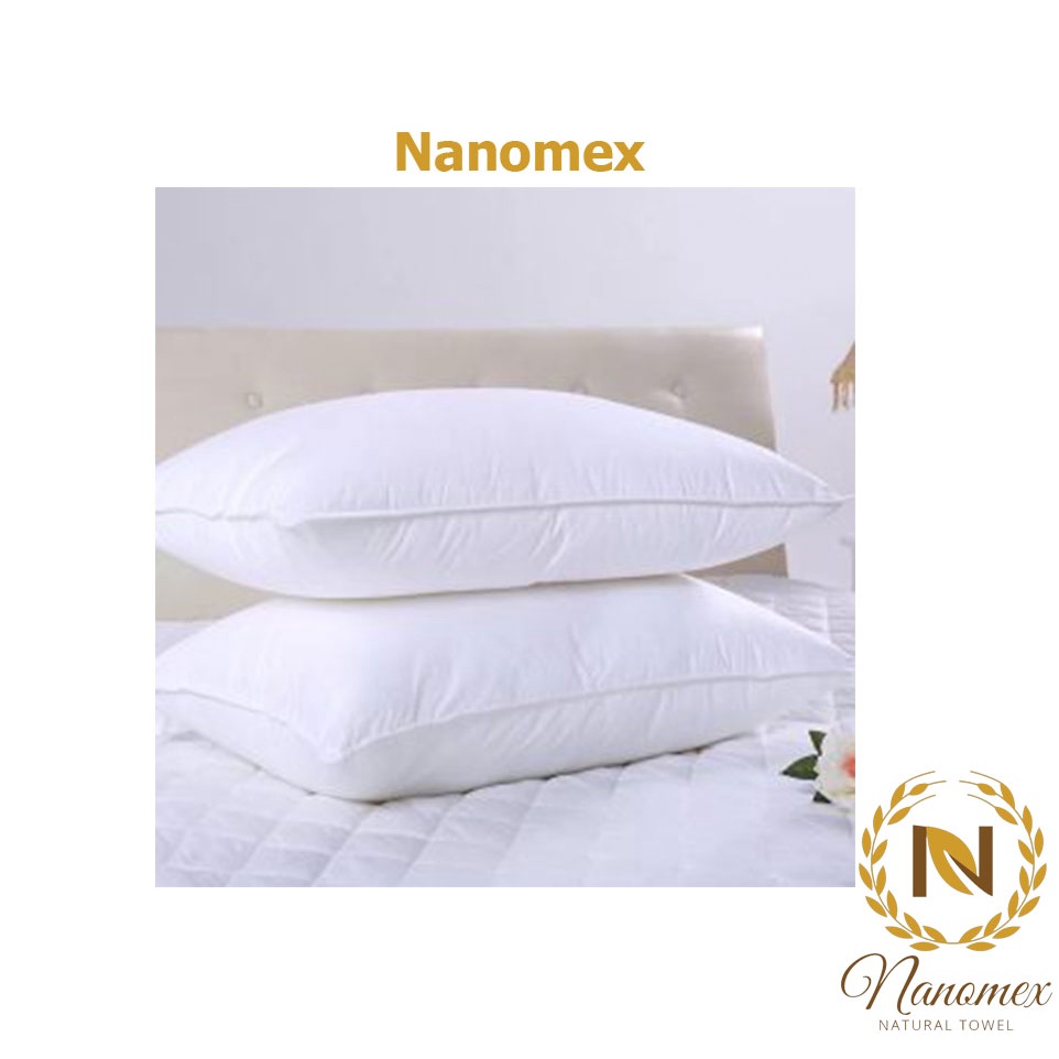 Ruột gối lông vũ Nhân Tạo Size 45x65 trắng - khách sạn cao cấp Nanomex