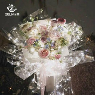 giấy bó hoa sẵn đèn.