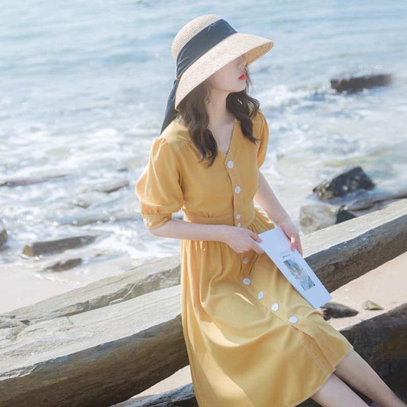 D96626 - Đầm xòe hè hàng nhập