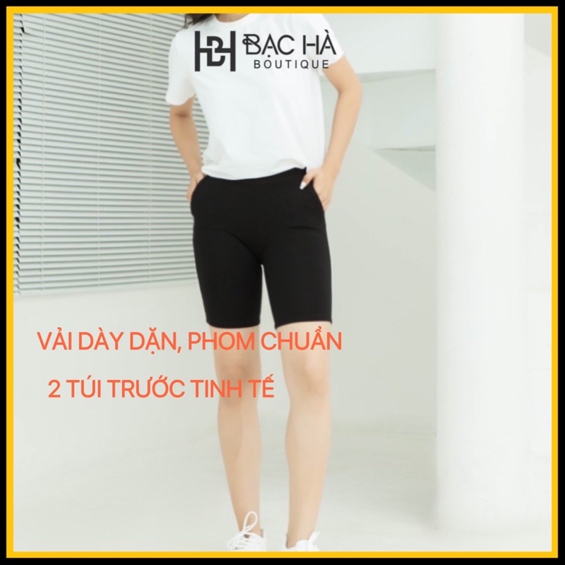 QUẦN LEGGING- BIKER ĐÙI- LOẠI1- CHẤT XỊN- DÀY DẶN- DƯỚI 65KG