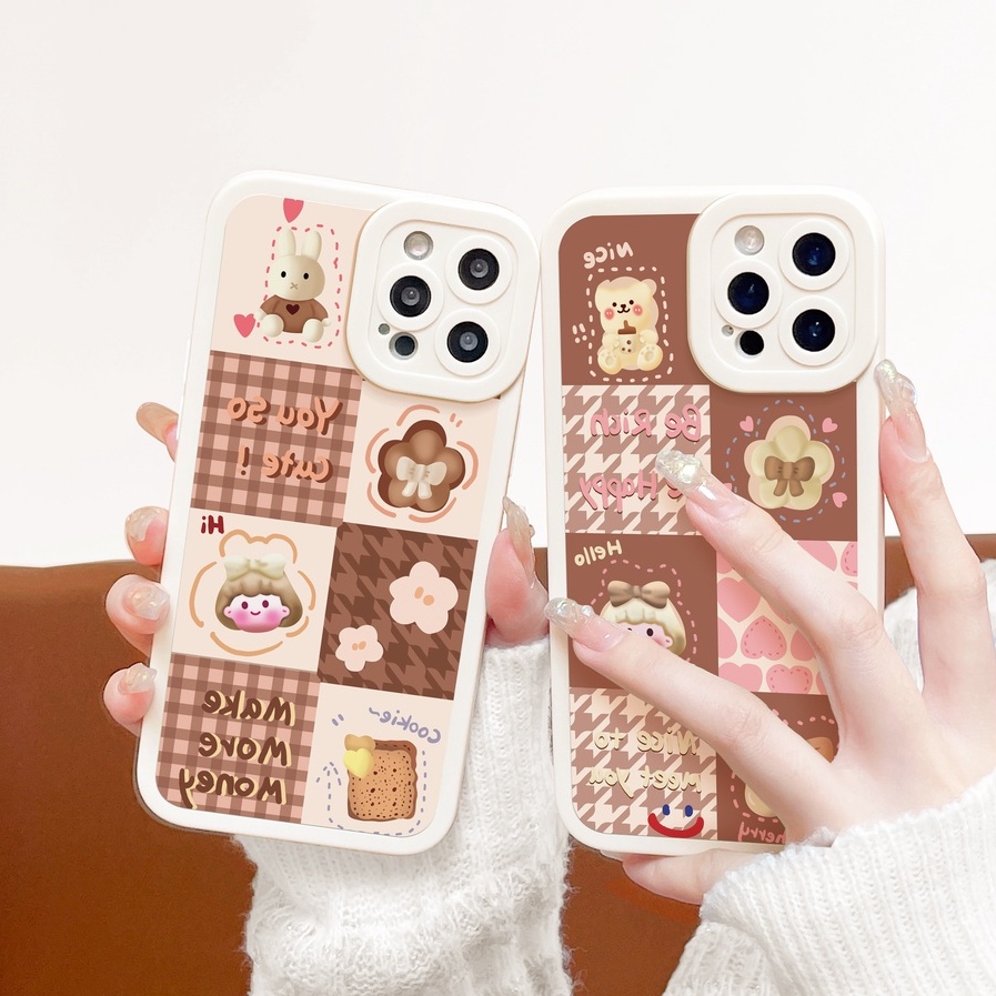 Ốp lưng iphone Bánh Mì cạnh vuông 6/6plus/6s/6splus/7/7plus/8/8plus/x/xs/11/12/13/14/pro/max/promax/plus/shin/case