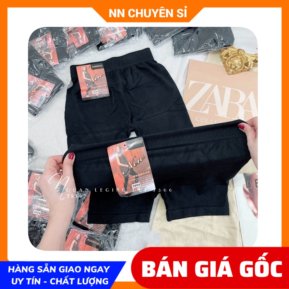 Quần legging cho nữ dài lửng ngố đùi chất thun mềm co giãn lên phom siêu nịn dáng TS395