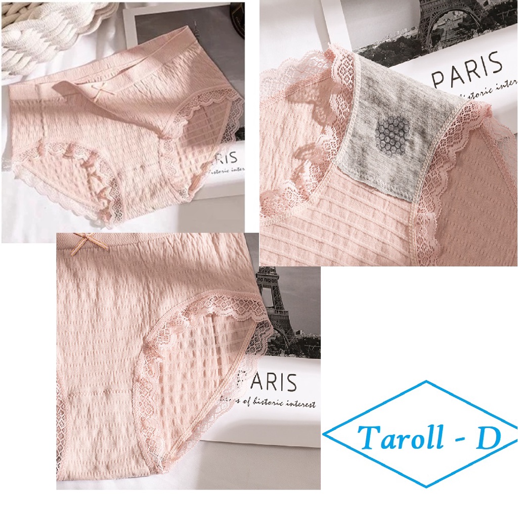 Quần lót nữ bong bóng Nhật Bản giữa eo graphene cotton kháng khuẩn  liền mạch sexy