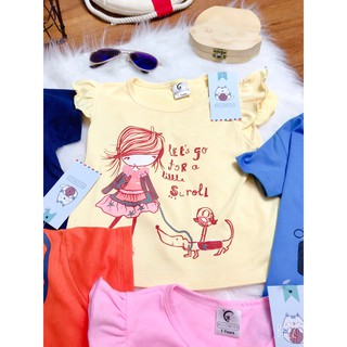 Combo 4 áo thun cotton xuất dư cho bé.