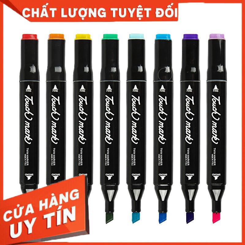 [Free Ship] Bút vẽ, bút màu Marker Touch Mark Cool Túi Vải Bộ 30/60/80 màu ngọt ngào vẽ anime,chân dung,phong cảnh