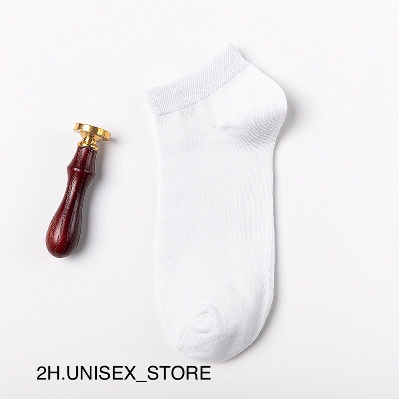TẤT VỚ NAM NỮ UNISEX CỔ NGẮN CHẤT COTTON MỀM MÁT 2H.UNISEX_STORE