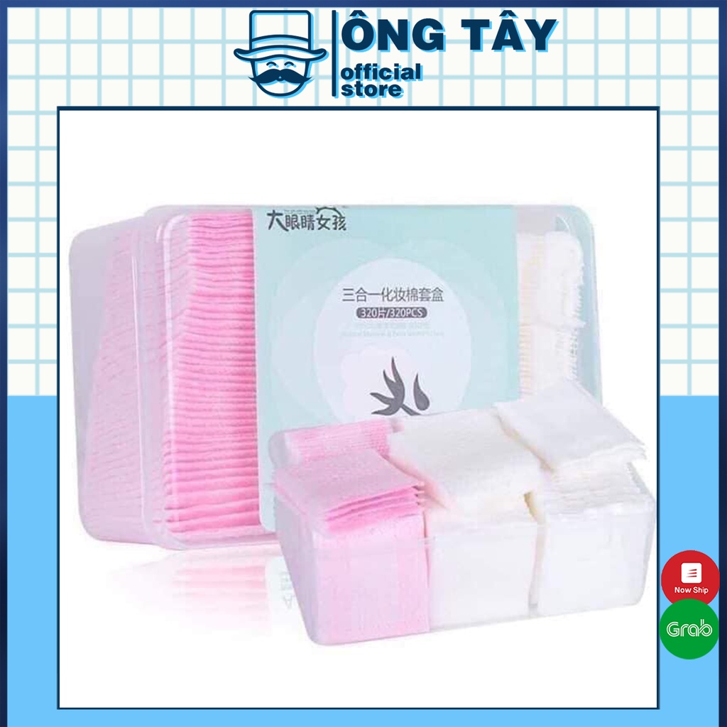 Hộp 320 bông tẩy trang