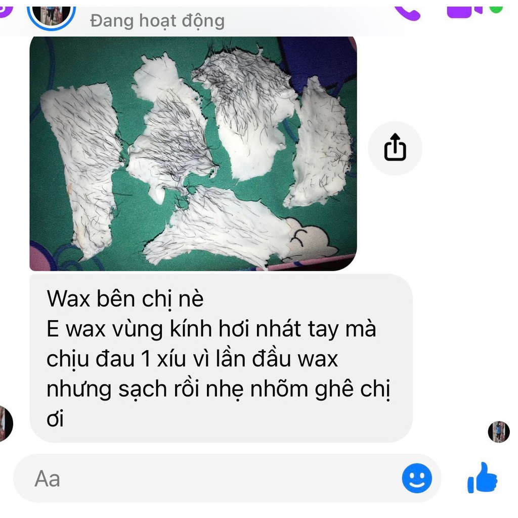 Sáp wax lông cao cấp mùi dừa hard wax beans nhâp khẩu , tẩy lông vùng nách, tay, chân, bikini,...