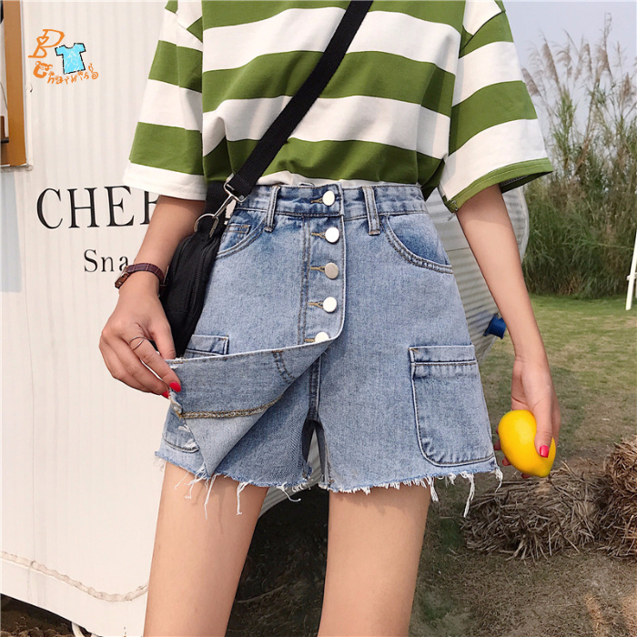 Quần Short Denim Thời Trang Mùa Hè Năng Động