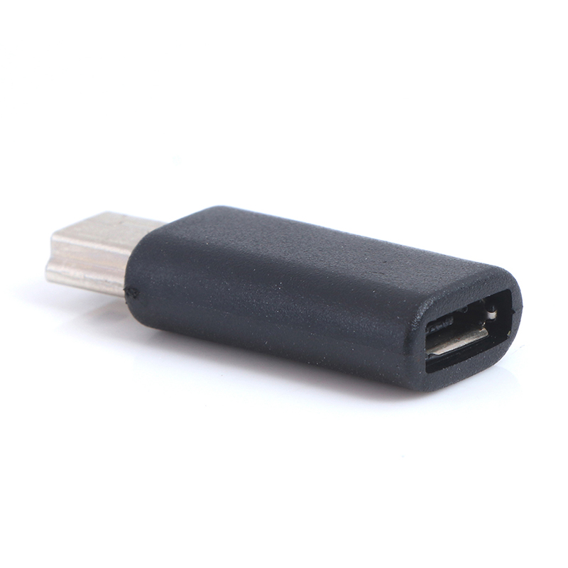 Stone Black Micro Usb Female To Mini Usb Male Adapter Converter