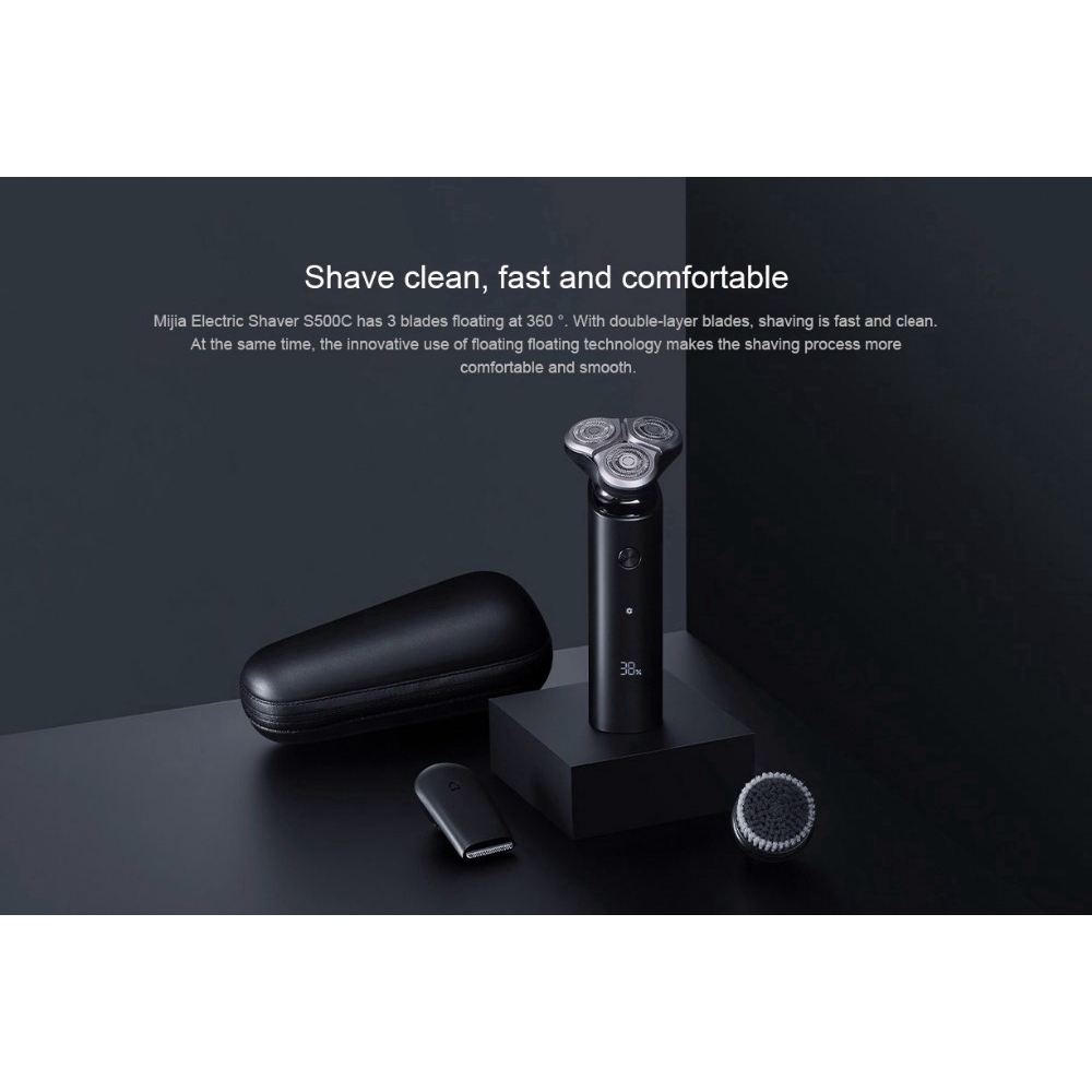 Máy Cạo Râu Xiaomi Mijia S500C 3 Đầu 3 Trong 1 Có Thể Giặt Được