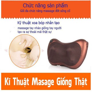 Gối massage hồng ngoại 8 bi từ nhà phân phối magic công nghệ TỪ NHẬT BẢN