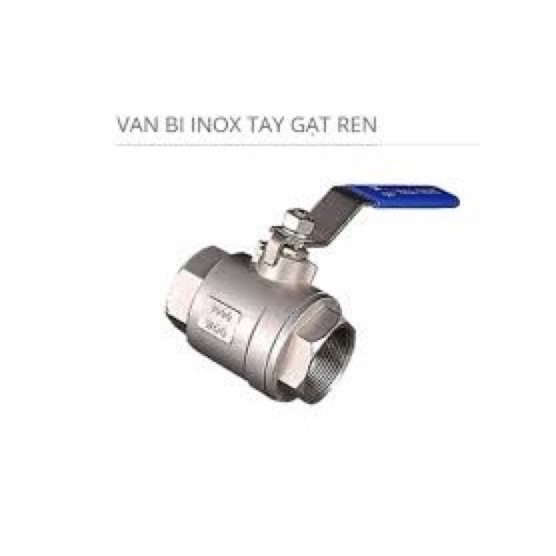 Van nước, van bi inox 316 tay dài, van khoá inox bằng bi