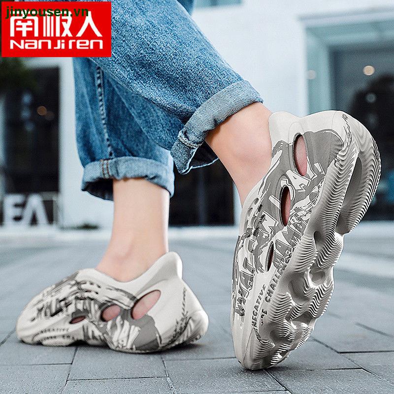 Giày Sandal Kanye Coconut Đục Lỗ Thời Trang Mùa Hè Cho Nam 2022