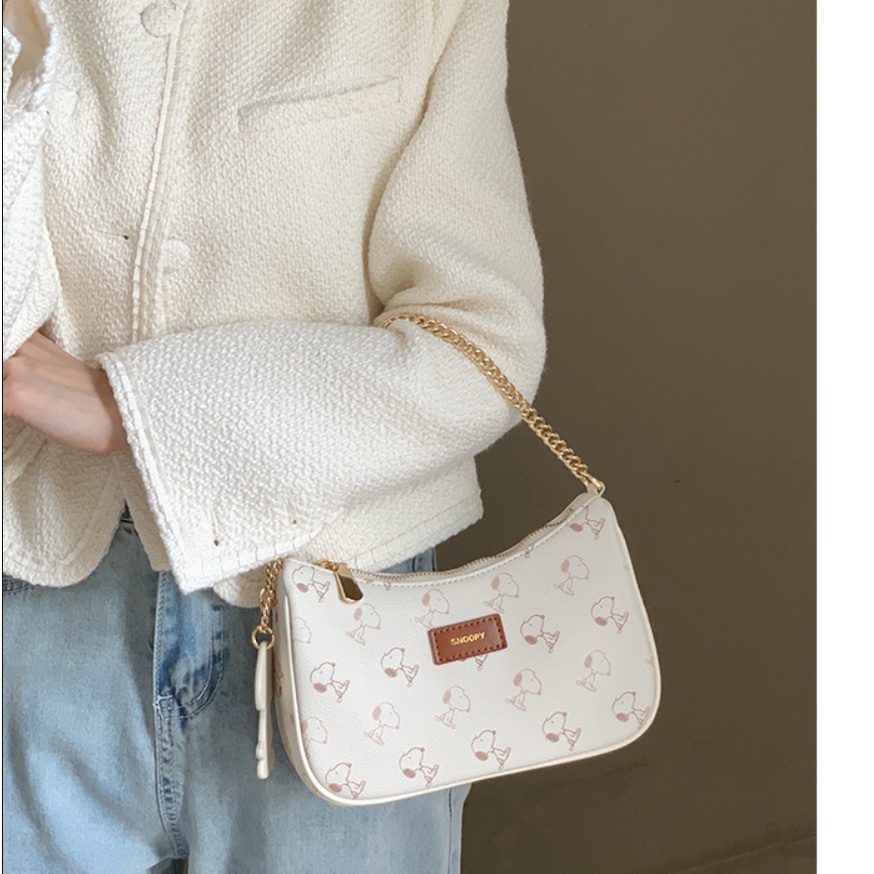 Túi đeo chéo Snoopy kèm ví nhỏ đẹp phong cách trẻ trung dễ thương hot trend CV28